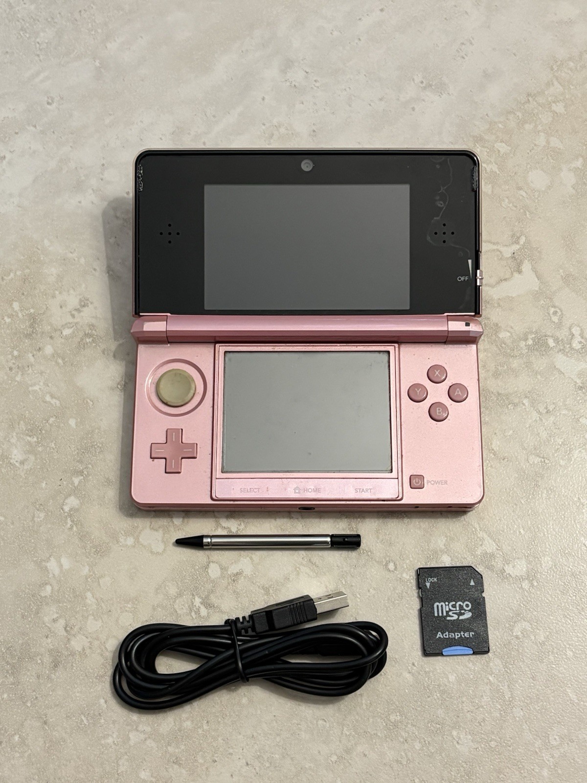 Nintendo 3DS Console Pink Edition With Charger US SELLER Read Description