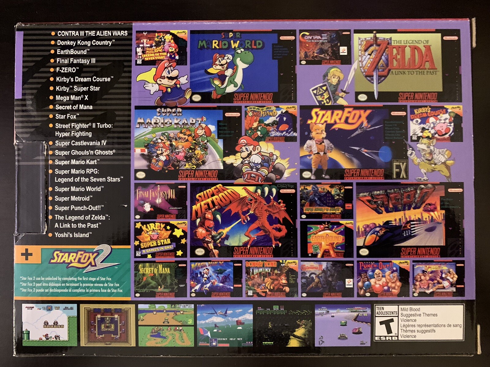 Super Nintendo Entertainment System Classic Edition SNES CIB
