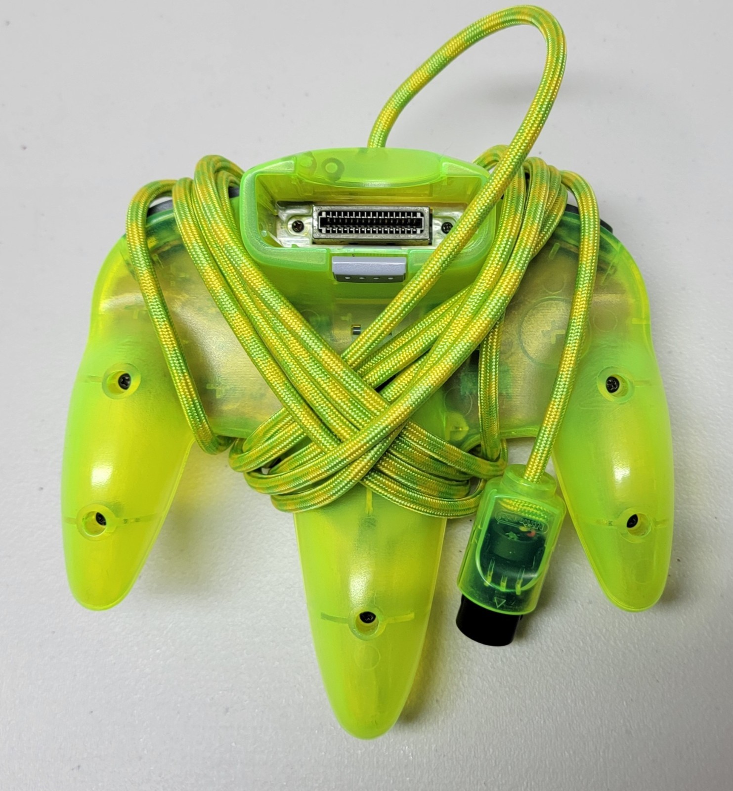 Extreme Green N64 Console With HDMI Mod & OEM Controller (12 Ft Paracorded Cord)