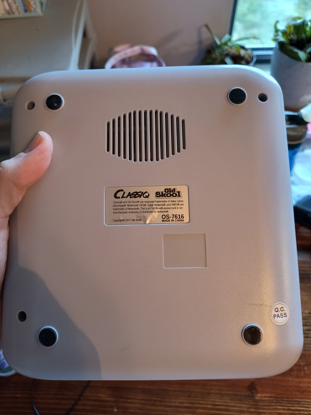 Old Skool Classiq NES SNES Gray Purple Home Console Composite RCA DC IN