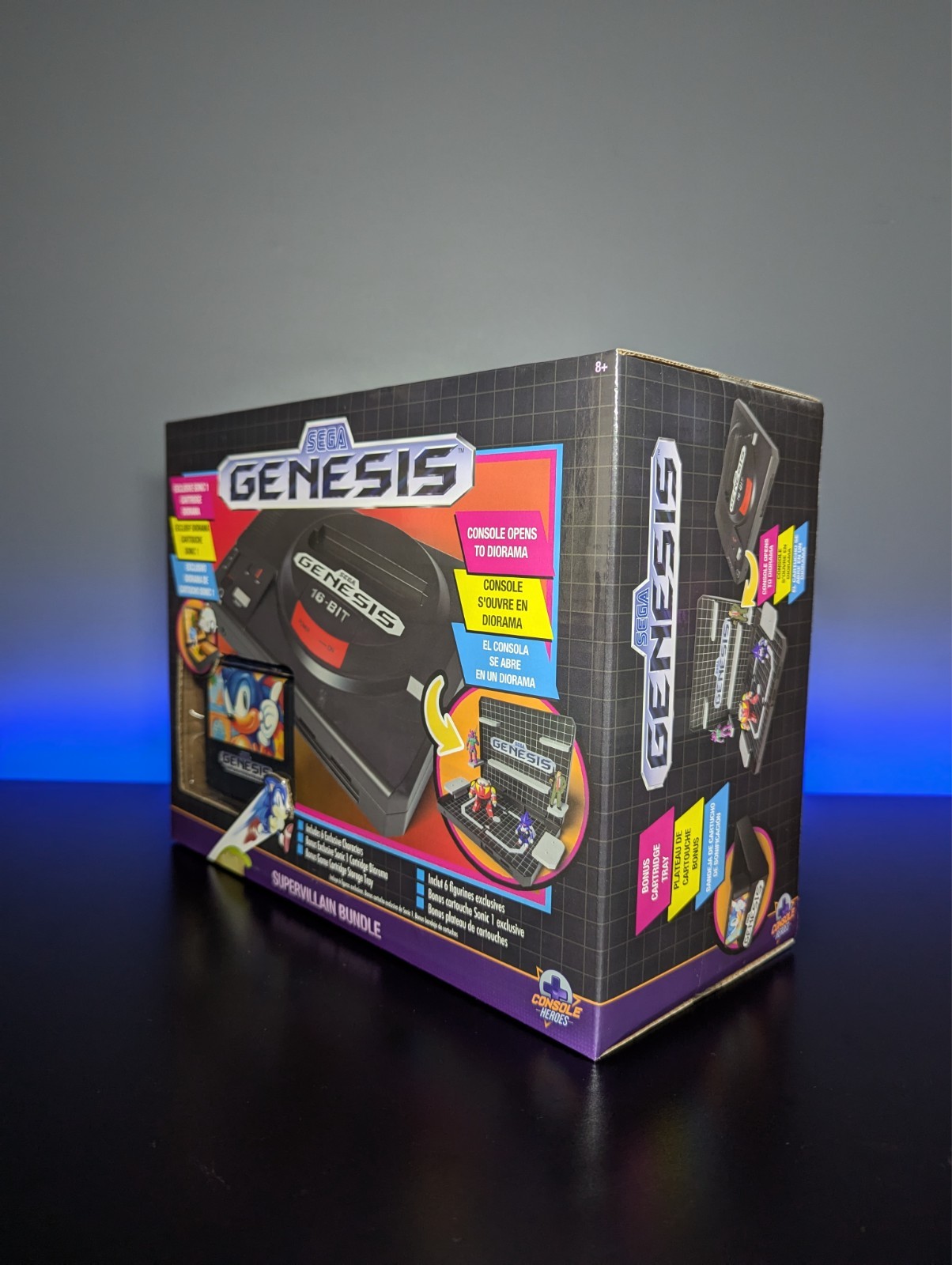 🔥 COMPLETE Sega Genesis Sonic Supervillain 5-Piece Set By Console Heroes 🔥