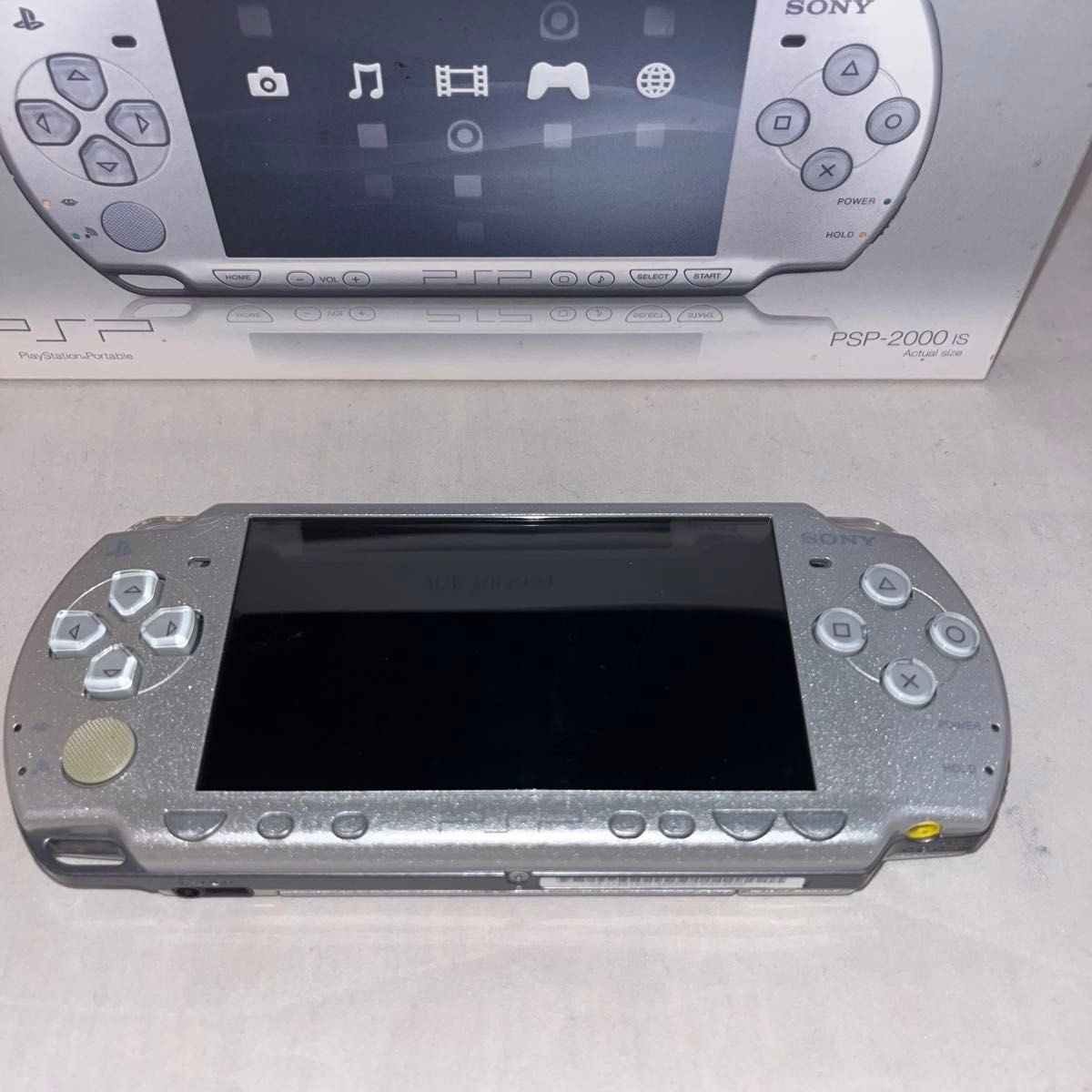 Sony PlayStation PSP-2000IS (Ice Silver) Console Tested Working From Japan