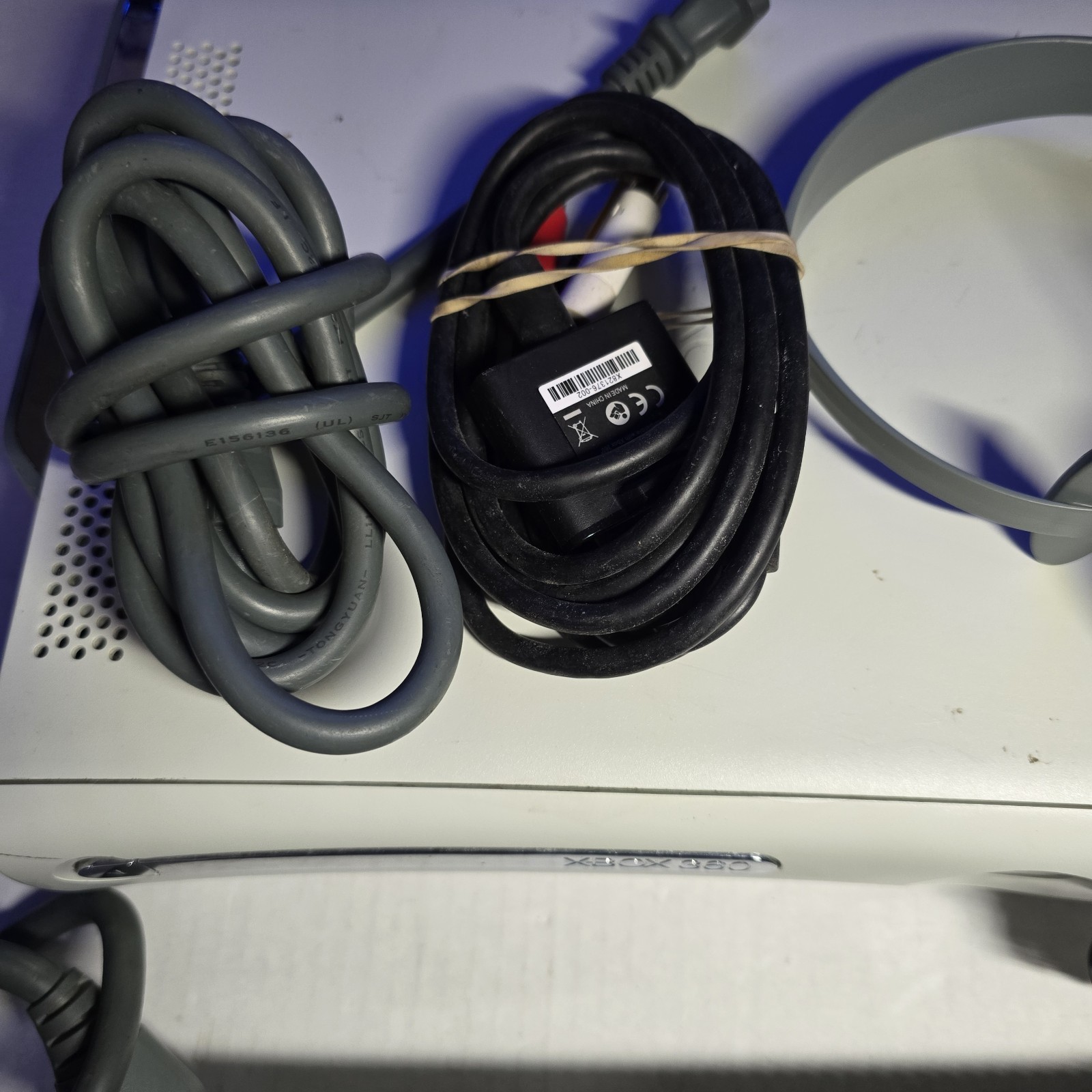 Microsoft Xbox 360 Console W/ Power Brick and AV Cables