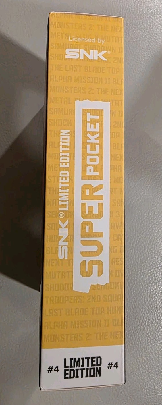 HyperMegaTech Evercade Super Pocket Neogeo MVS Limited Edition Sealed