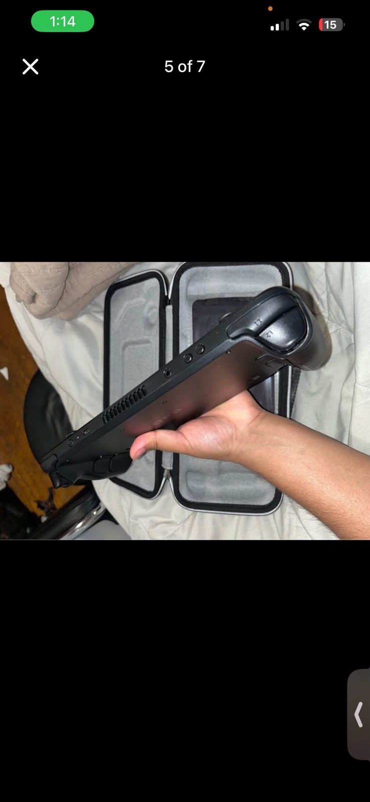 Valve Steam Deck 256GB Handheld System 1280×800 Black w/ Carrying Case
