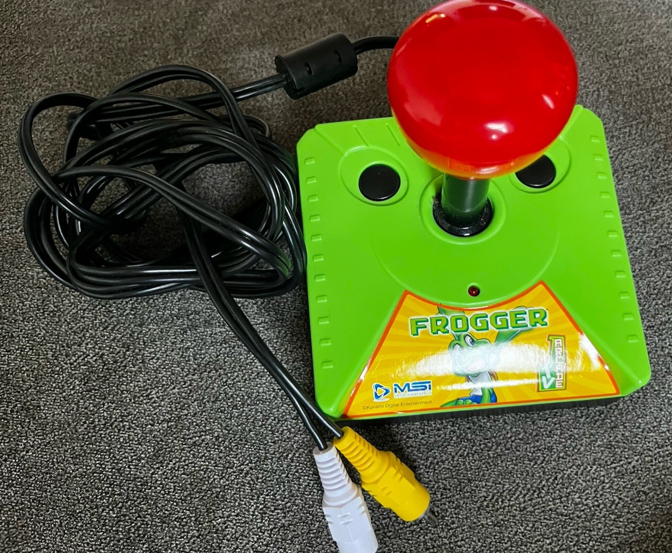 Konami Frogger Plug & Play TV Game Joystick Tested Working Retro Arcade RCA
