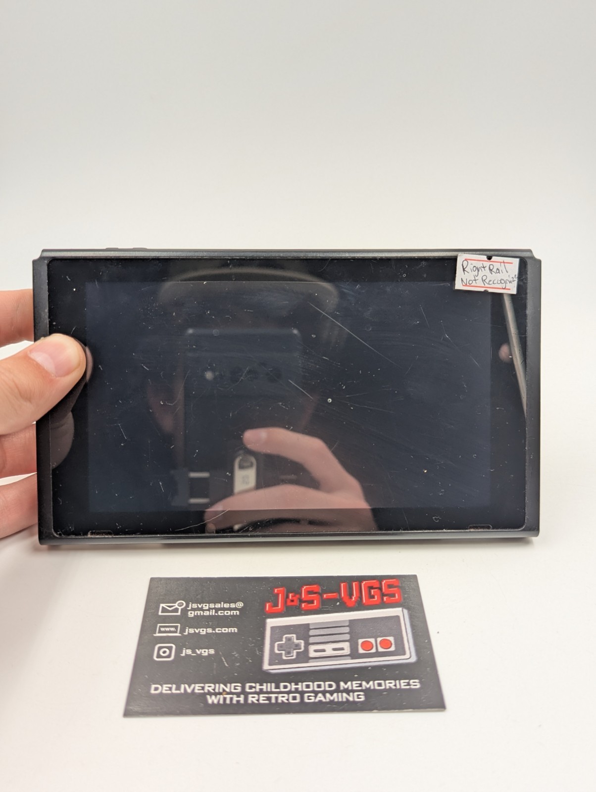 Nintendo Switch Tablet Only For Parts / As Is Right Joy Con Rail Not Working