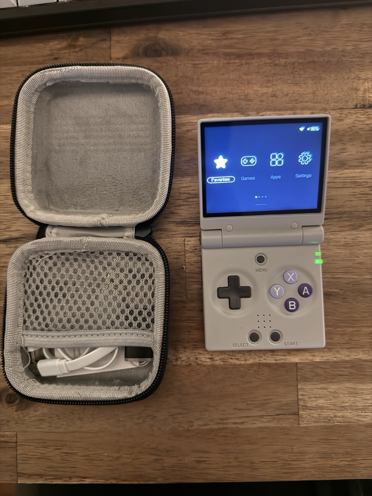 Miyoo Mini Flip Grey 32GB 2.8” IPS Retro Handheld Console WiFi Net Mint, onionOS