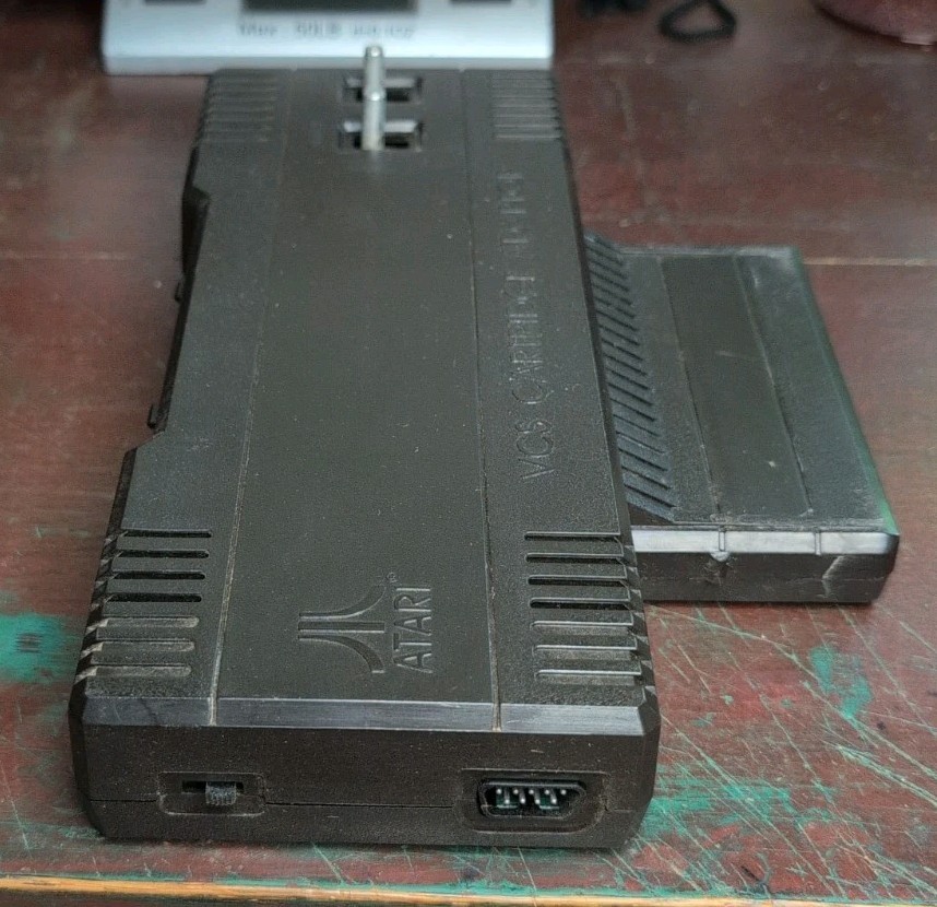 1983 Atari 5200 VCS Cartridge Adaptor with Manual & Box, Plays Atari 2600 Games
