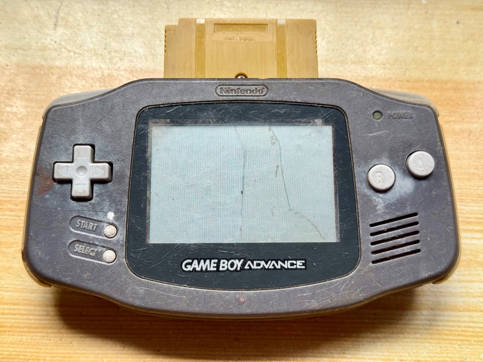 Nintendo Gameboy Advance AGB001 Onyx Charcoal Black Handheld System Console GBA