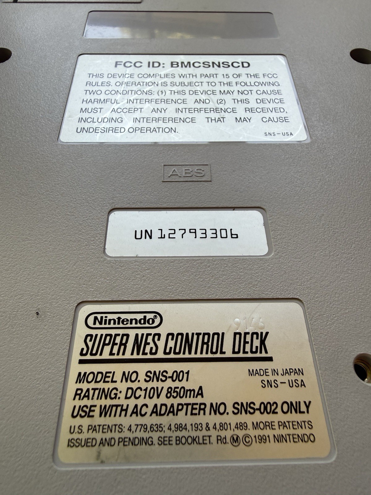 Super Nintendo SNES Console CIB Complete In Box SNS-001 w/Manuals Untested As-Is