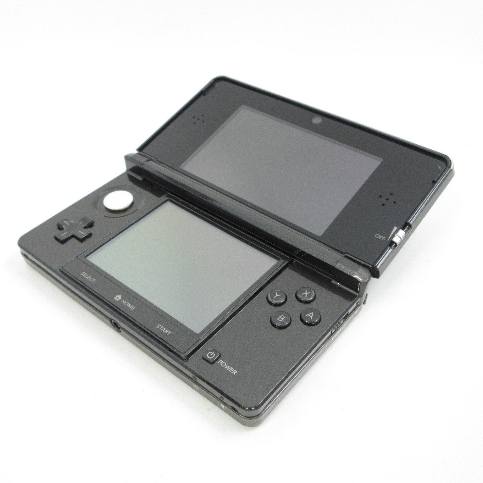 【Very Good】Nintendo 3DS Cosmo Black Console ONLY Japanese Edition #DEN08/0721/04