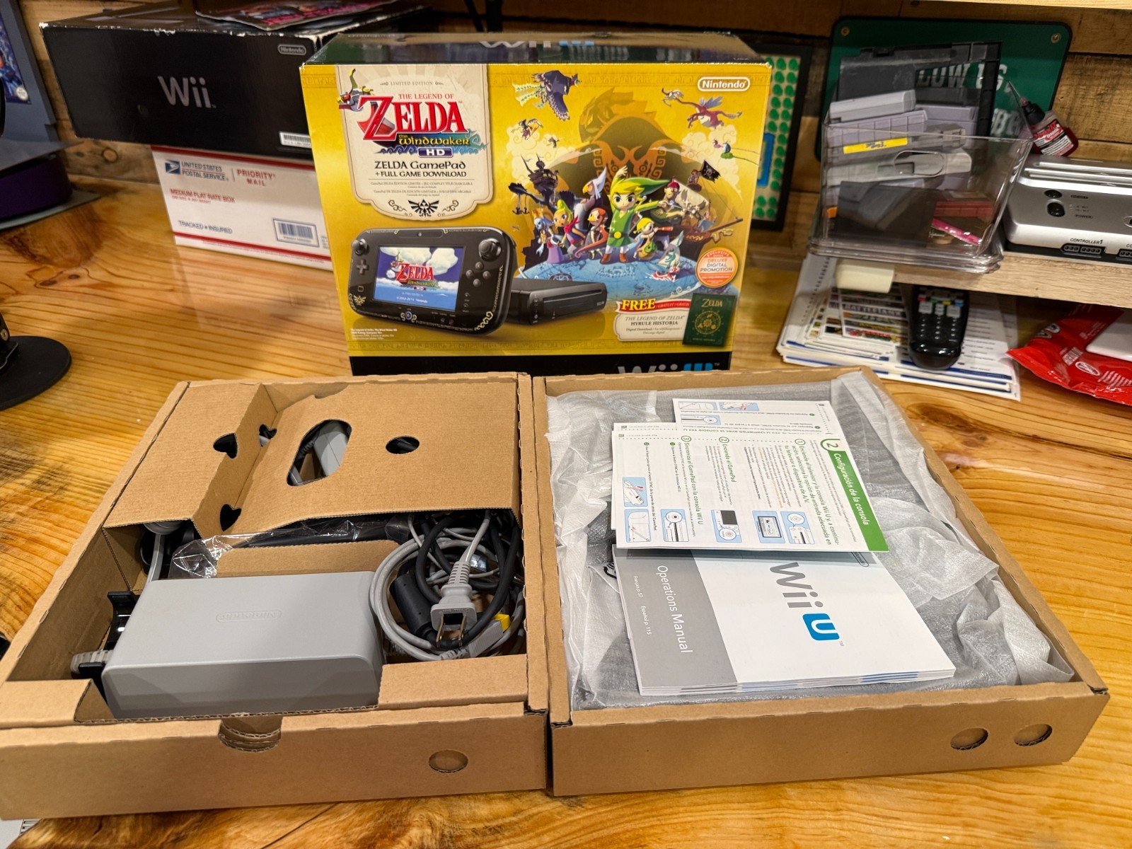 The Legend of Zelda : The Wind Waker Nintendo Wii U Console (Tested & Working)