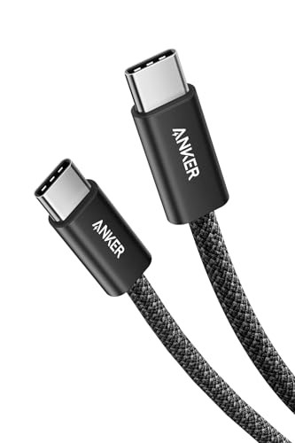 Anker Zolo USB-C to USB-C Cable 240W Heavy-Duty Nylon 1.8m Black Compatible with