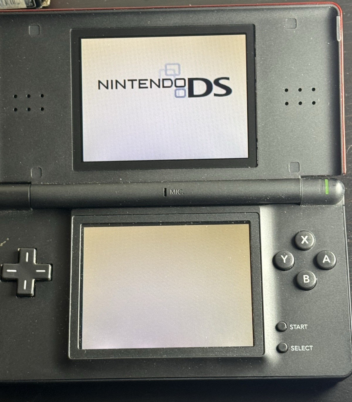 Nintendo DS Lite Handheld System Crimson Red Black Complete in Original Box CIB