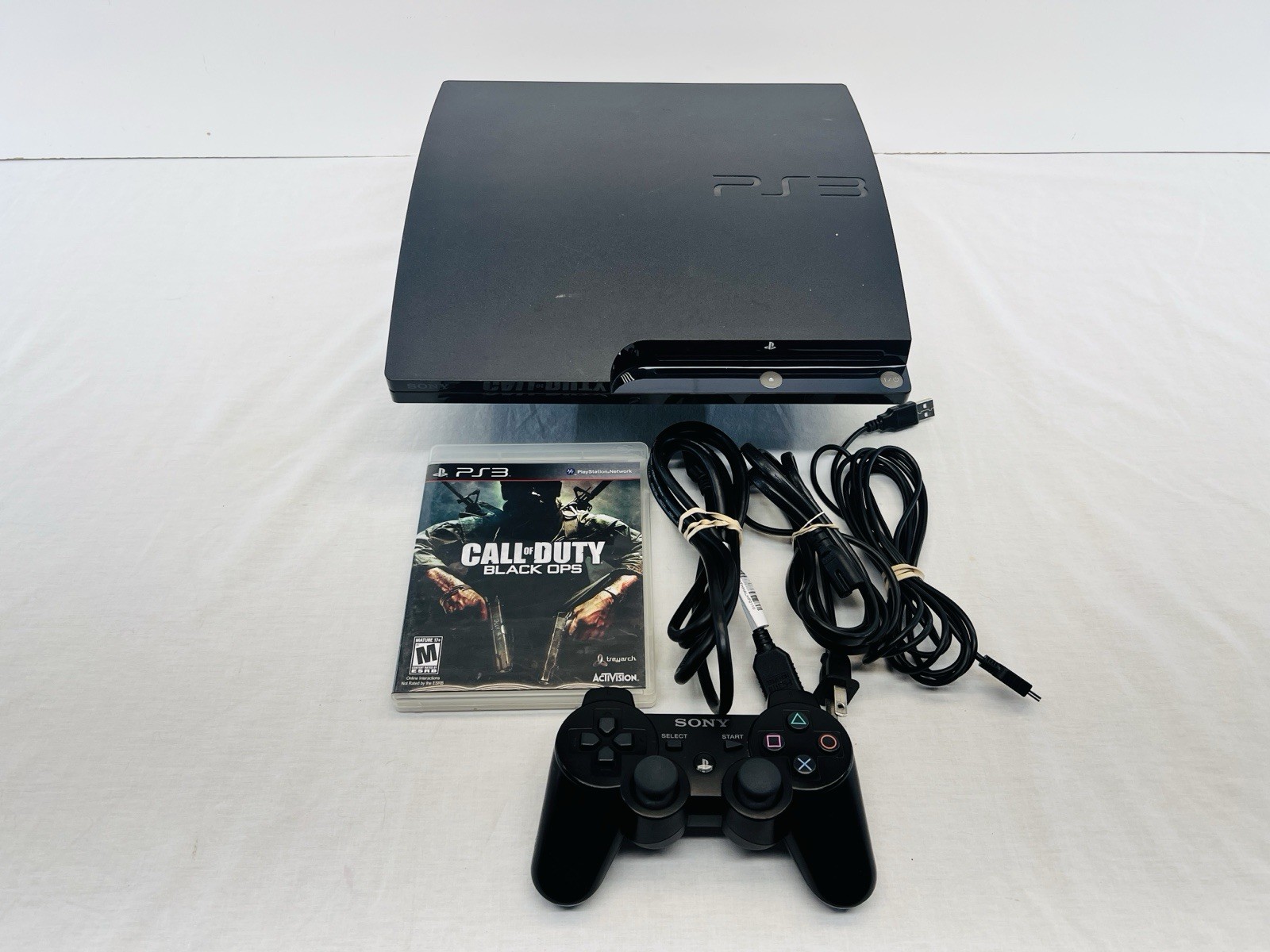 PS3 Slim CECH-2101A Console Bundle 120 GB Upgraded Call Of Duty Black Ops