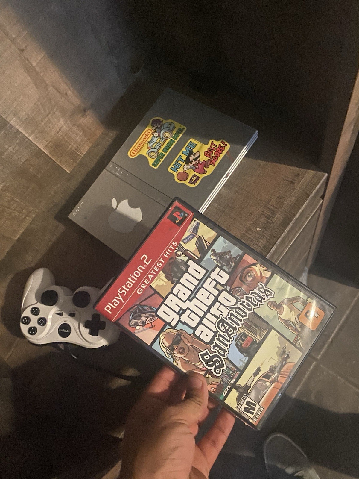 PS2 Slim Console With One Game And Another Game Included Also Has Memory Card