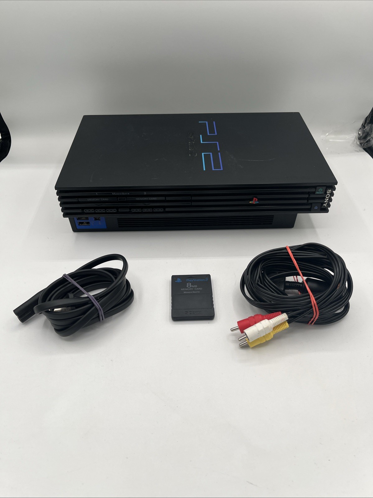 PlayStation 2 PS2 Fat Console Bundle SCPH-39001 – 2 🎮 7 Games Memory Card