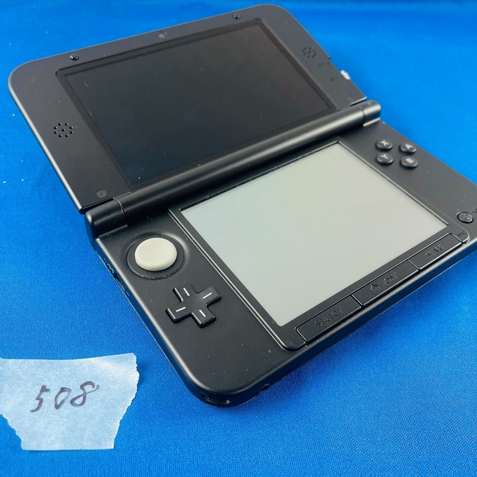 ◇508 Nintendo 3DS LL XL console Black with Charger Japanese ver. Tested Work