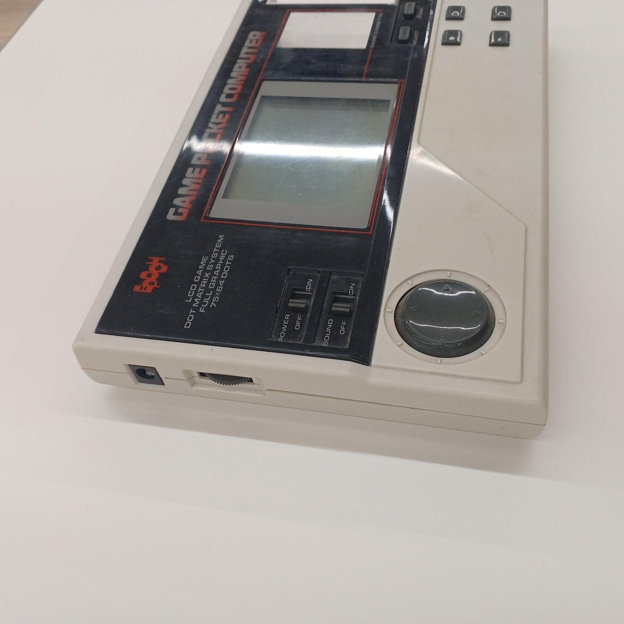 EPOCH Game Pocket Computer Handheld Console & 2 Games Set Vintage Retro Junk