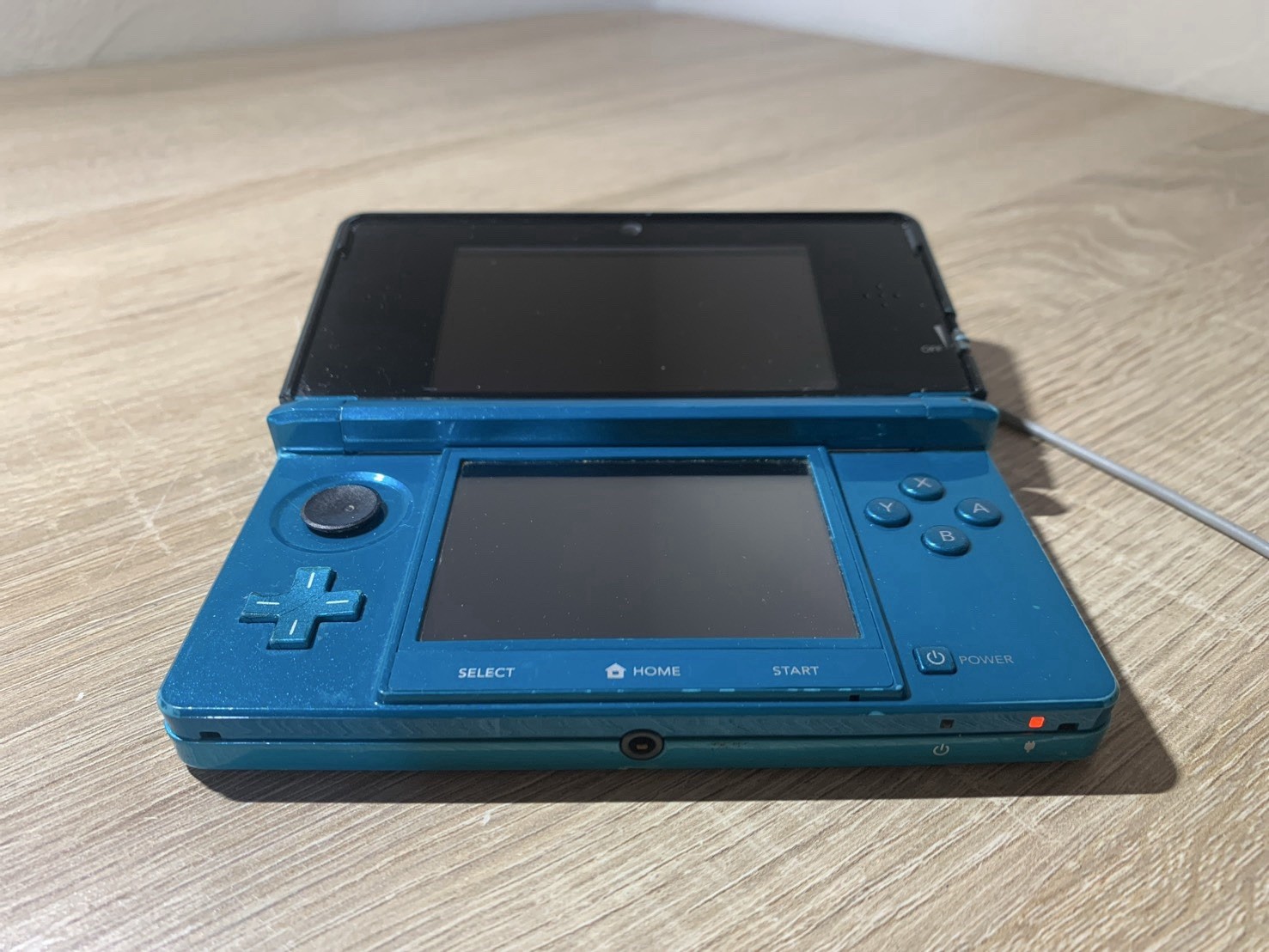 0947 Nintendo 3DS Aqua Blue Good TESTED