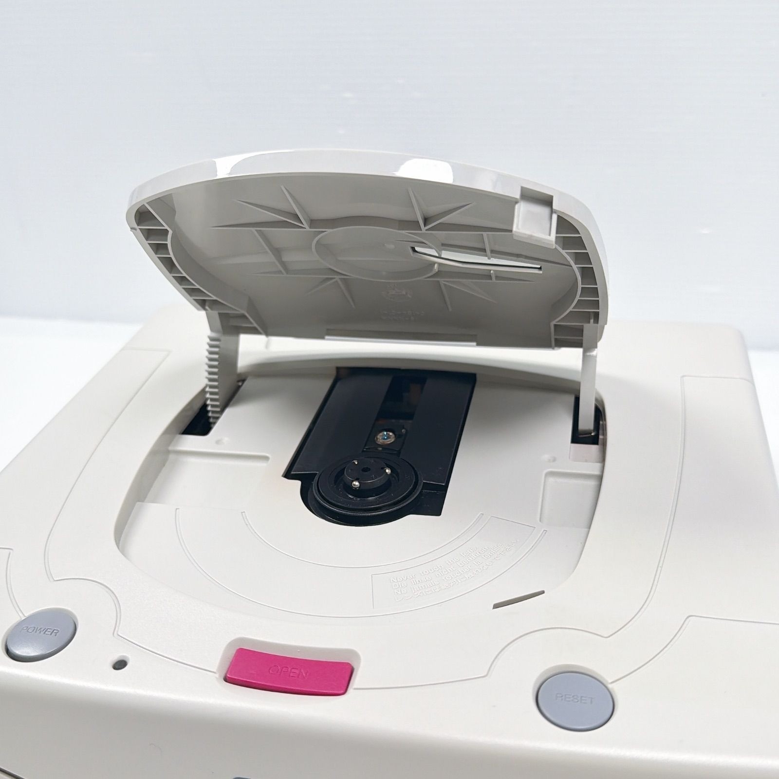 SEGA Saturn Console White HST-3220 Tested Working Japan Version