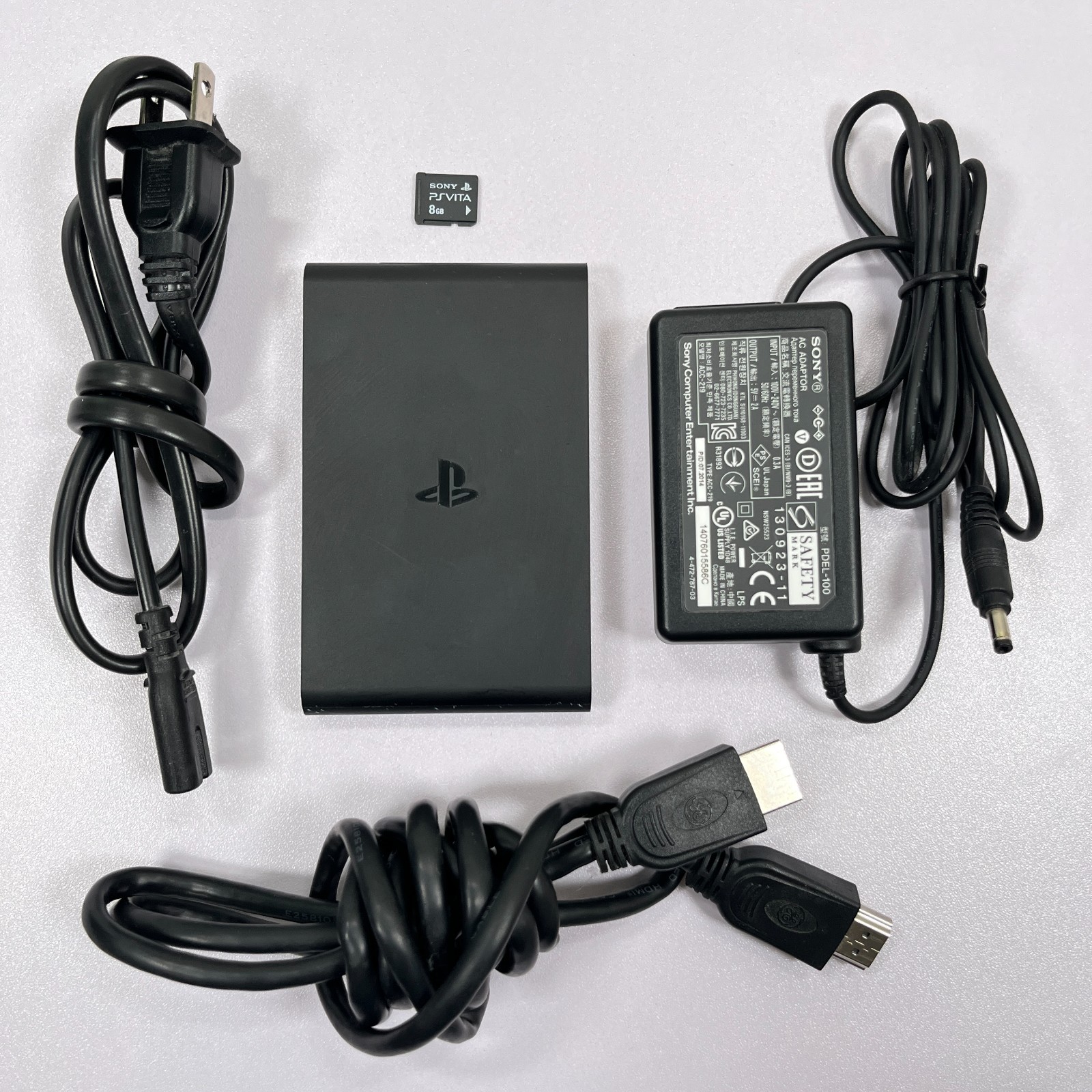 PlayStation PS Vita TV VTE-1001 Console System W/ Official 8GB PS VITA Mem Card