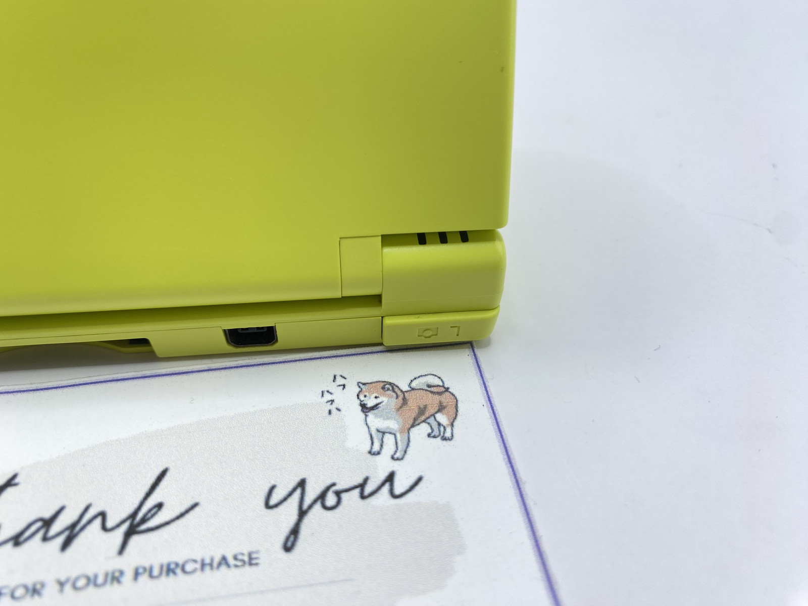 Nintendo DSi Lime Green Console Stylus TWL-001 Japanese language W/BOX