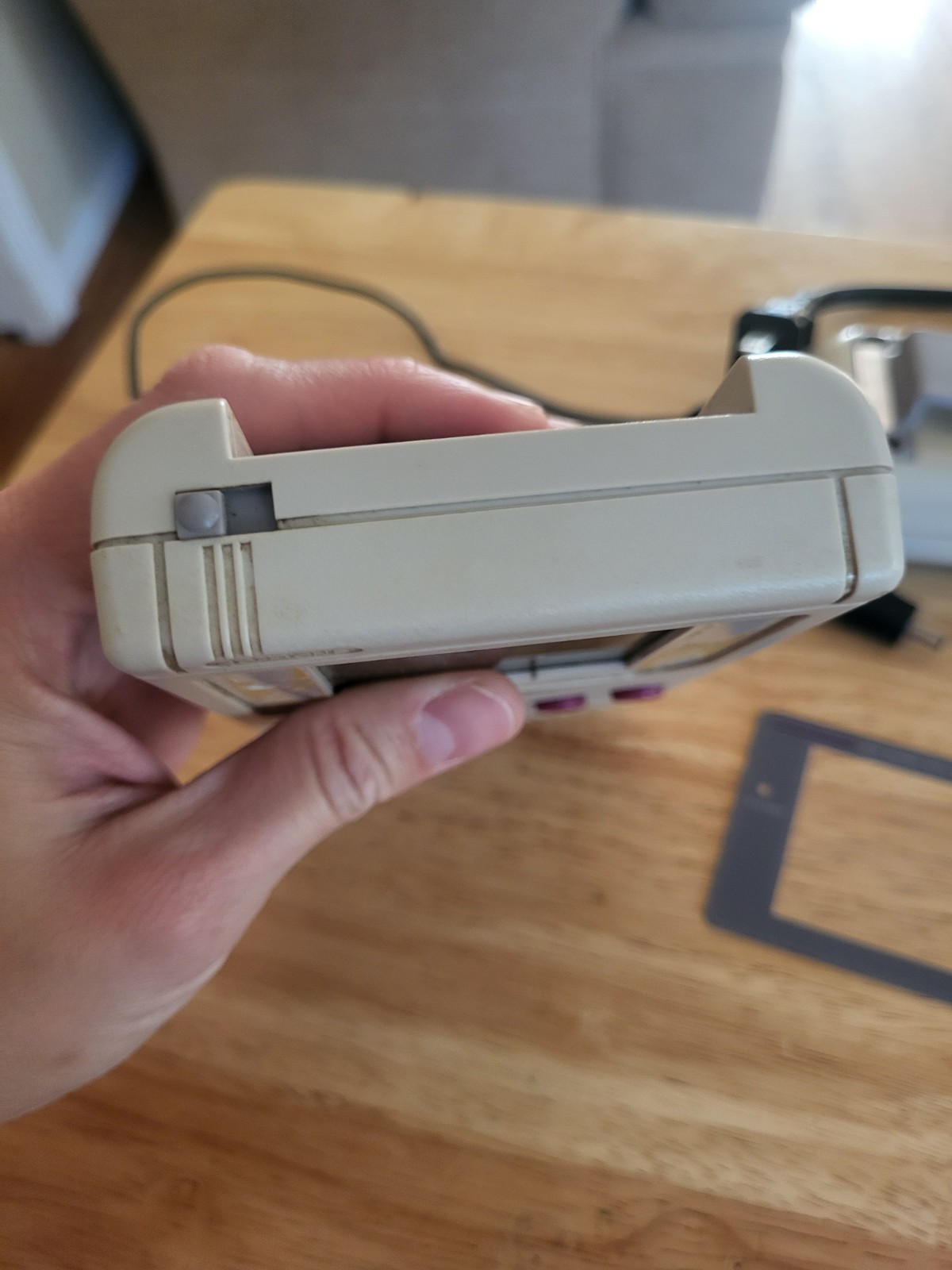 Nintendo Game boy DMG-01 & Rechargeable Battery Pack TESTED WORKING READ Gameboy