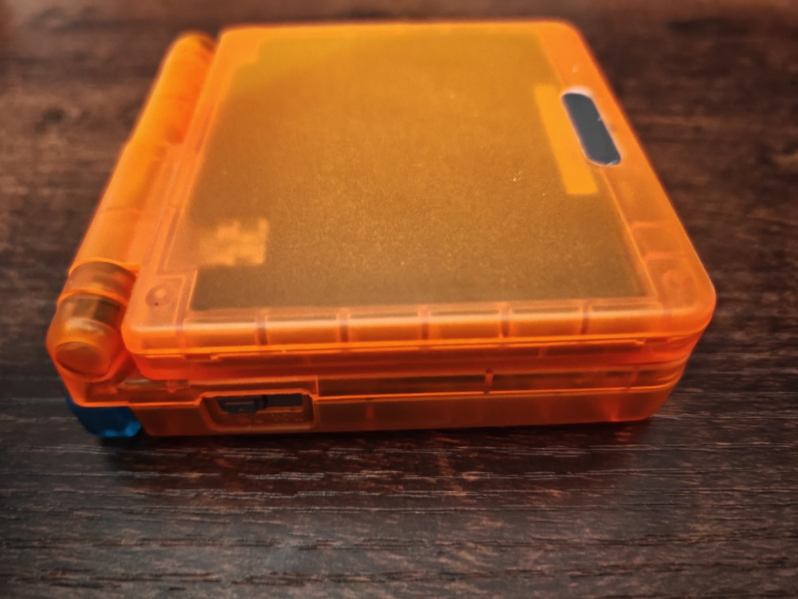 Nintendo Game Boy Advance SP AGS 001 Clear *Clear Orange* Very Clean GBA SP*