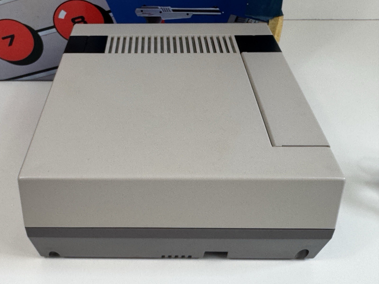 Nintendo NES Power Set Box Console Zapper Foam Inserts Tested No Power Pad