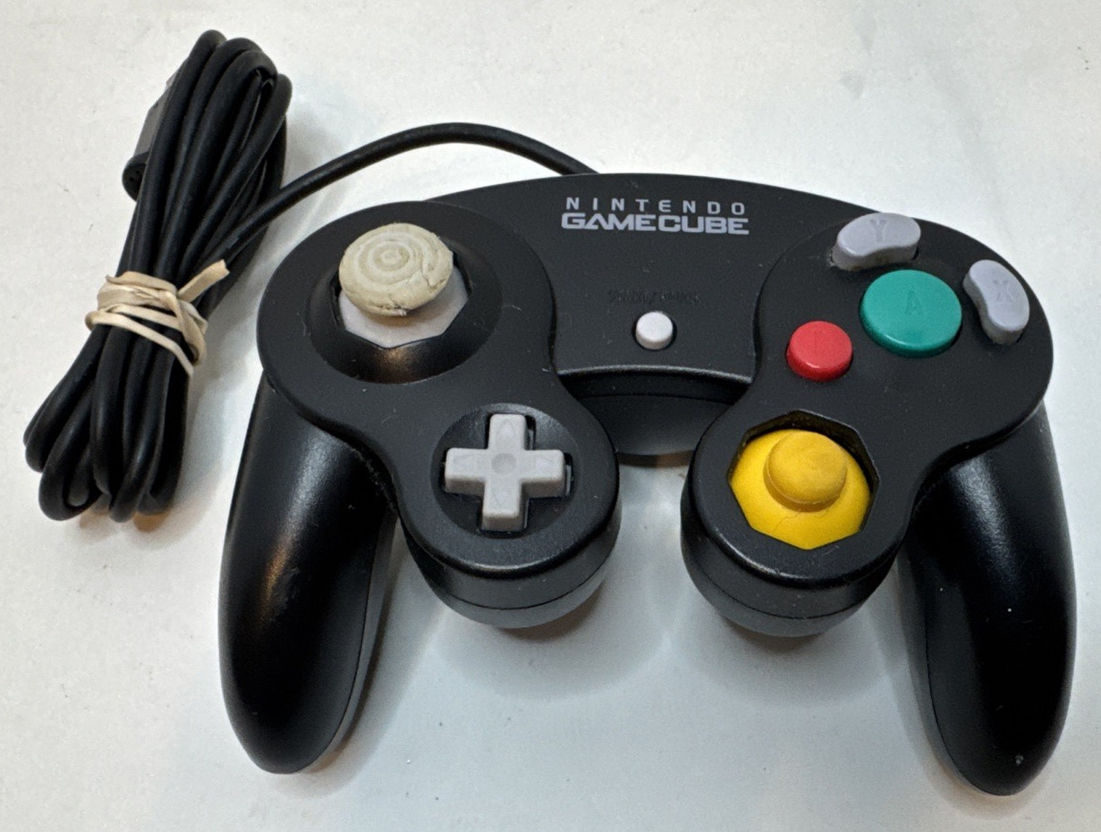 Nintendo GameCube Console OEM Controller & Power Supply W/128 MB Memory ~Tested