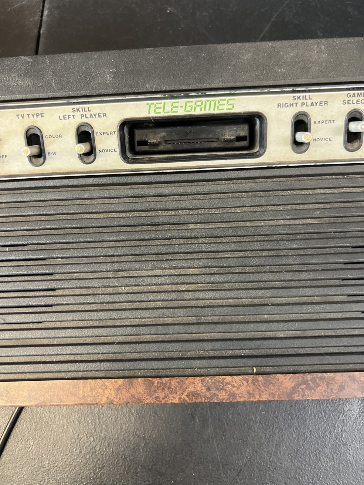 Sears Tele-Games Video Arcade Atari Console Wood Grain, Controllers & 6 Games