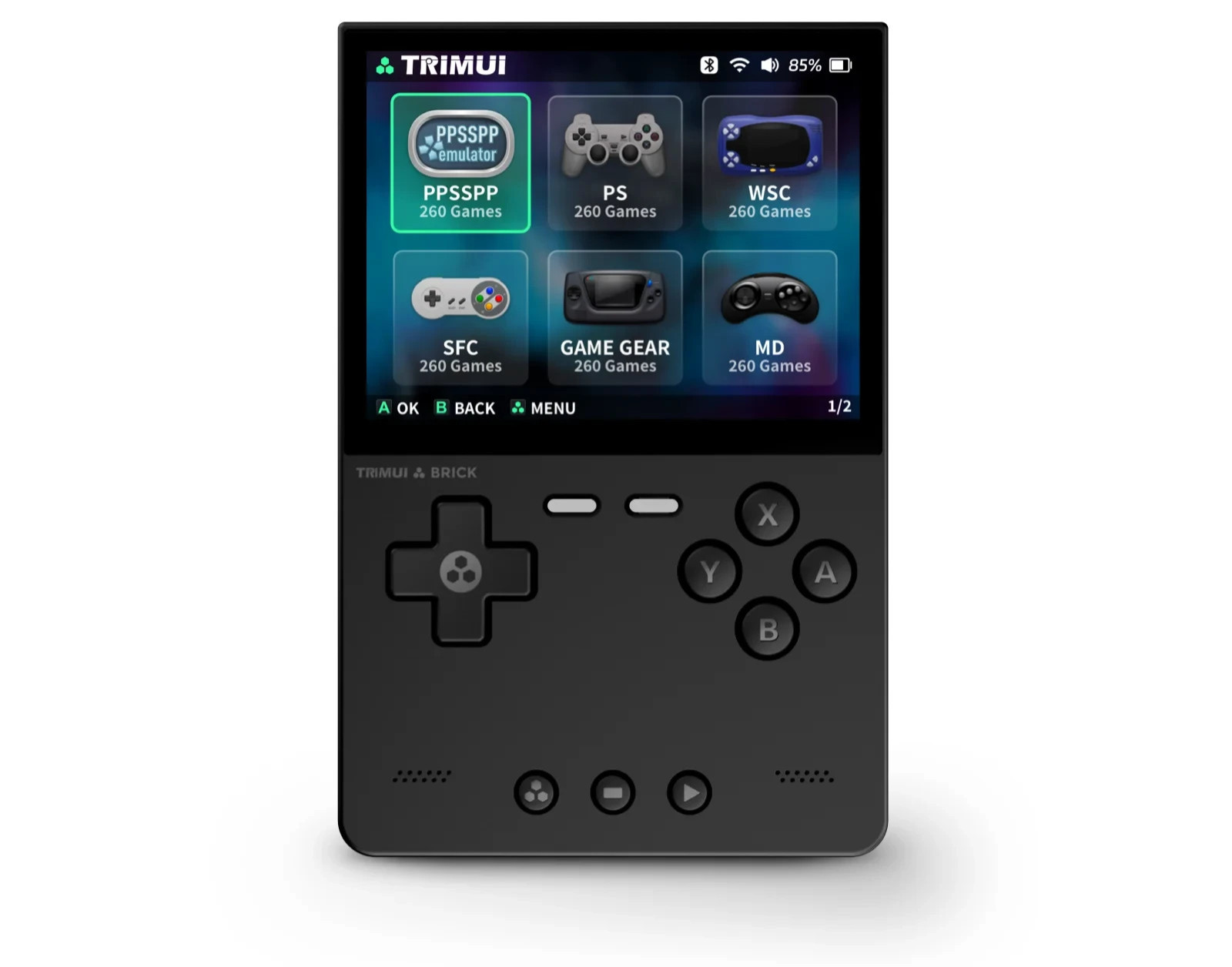 TRIMUI BRICK Handheld Game Console – 3.2” IPS Screen, A133P Chip