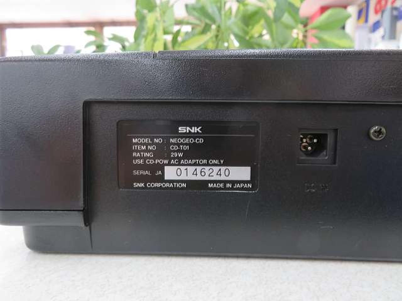 NEOGEO CD Top Loading Console with Controller Boxed Working Tested Japan