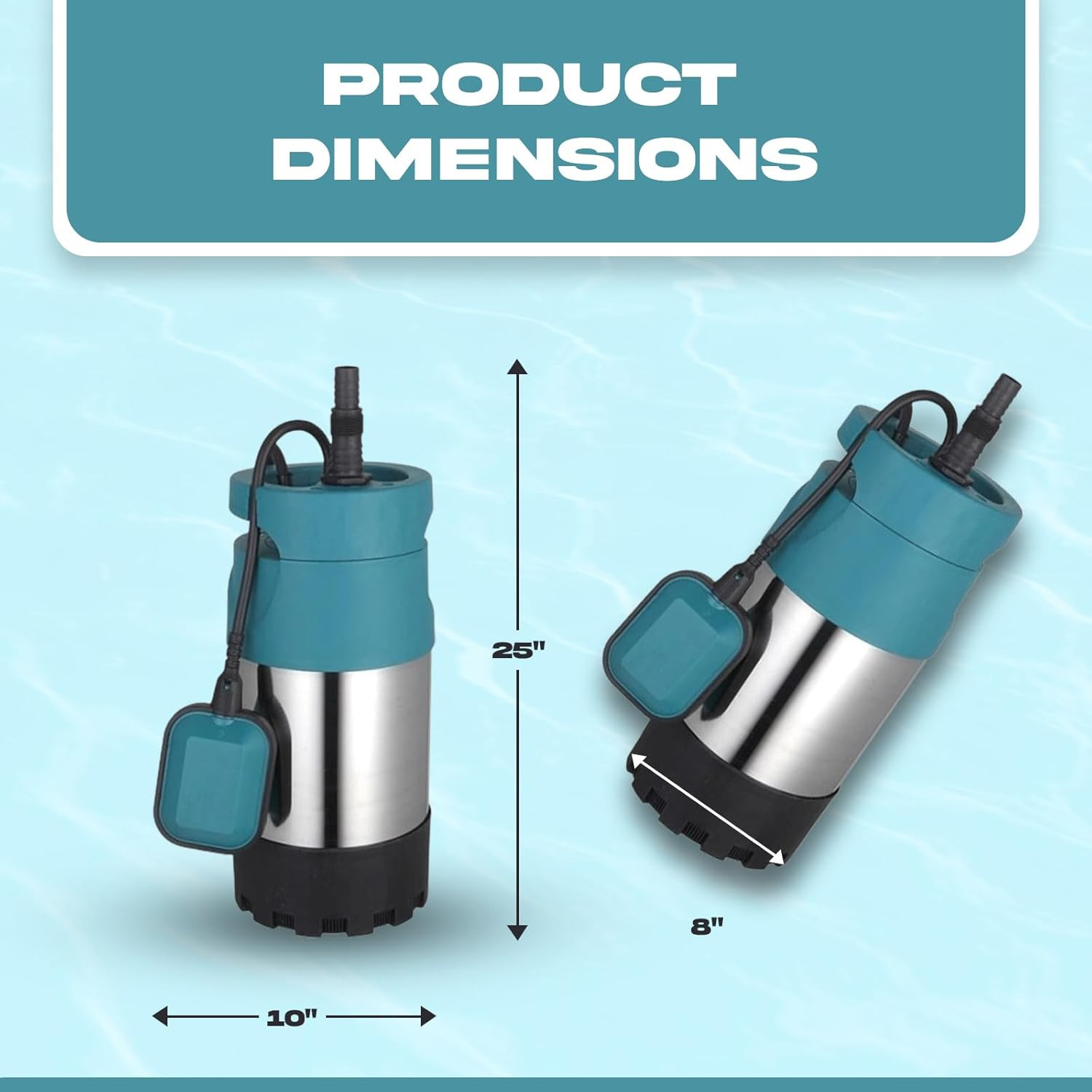 PS&W 1.4HP/110V Submersible Shallow Well Automatic Pump System up to 60 PSI/1200