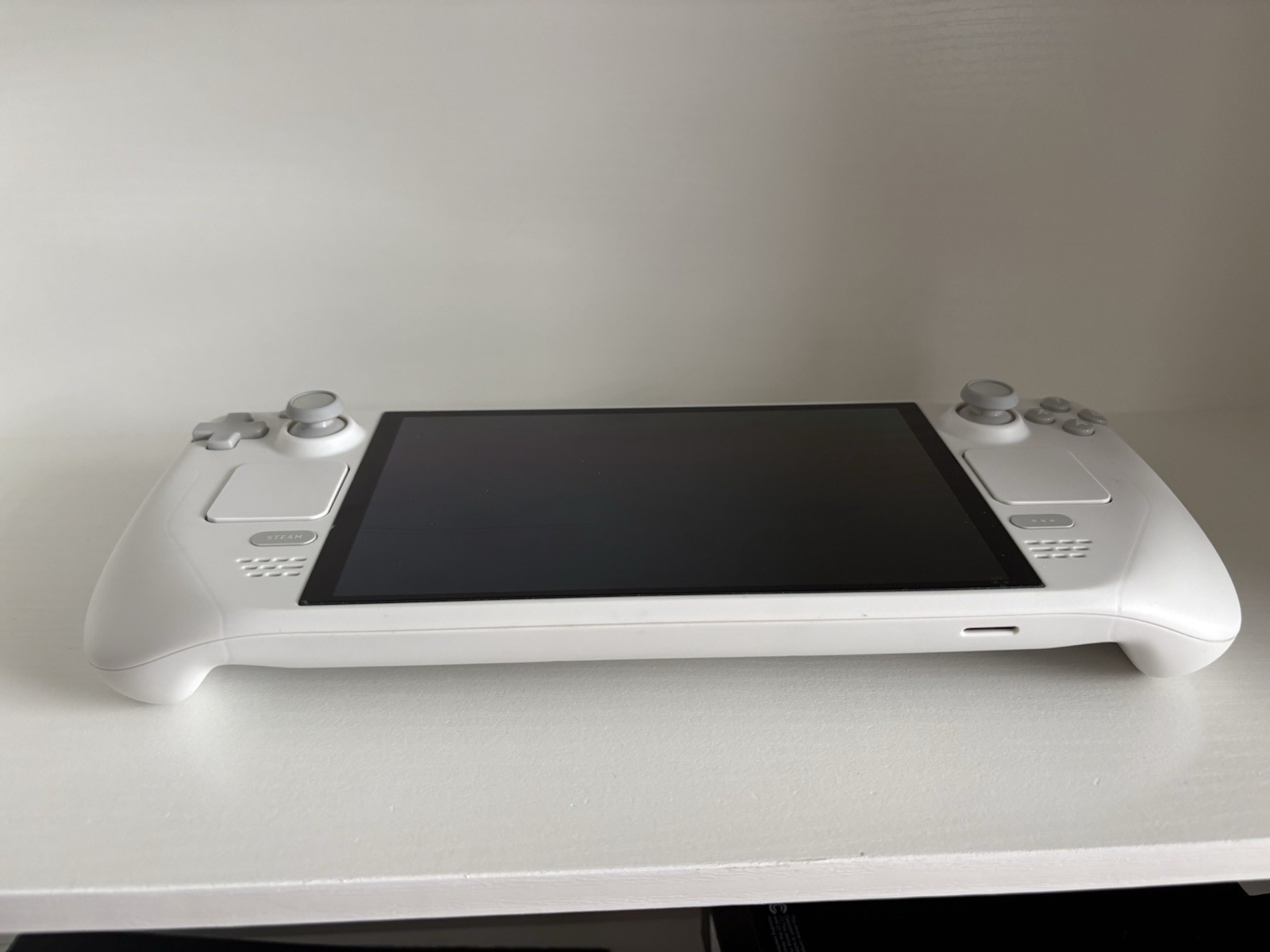 Valve Steam Deck OLED Limited Ed. White 1TB Handheld Console w/Case- Excellent