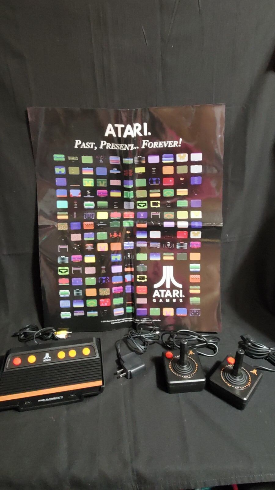 Atari Flashback 3 Classic Game Plug N Play Console 60 Games with Poster