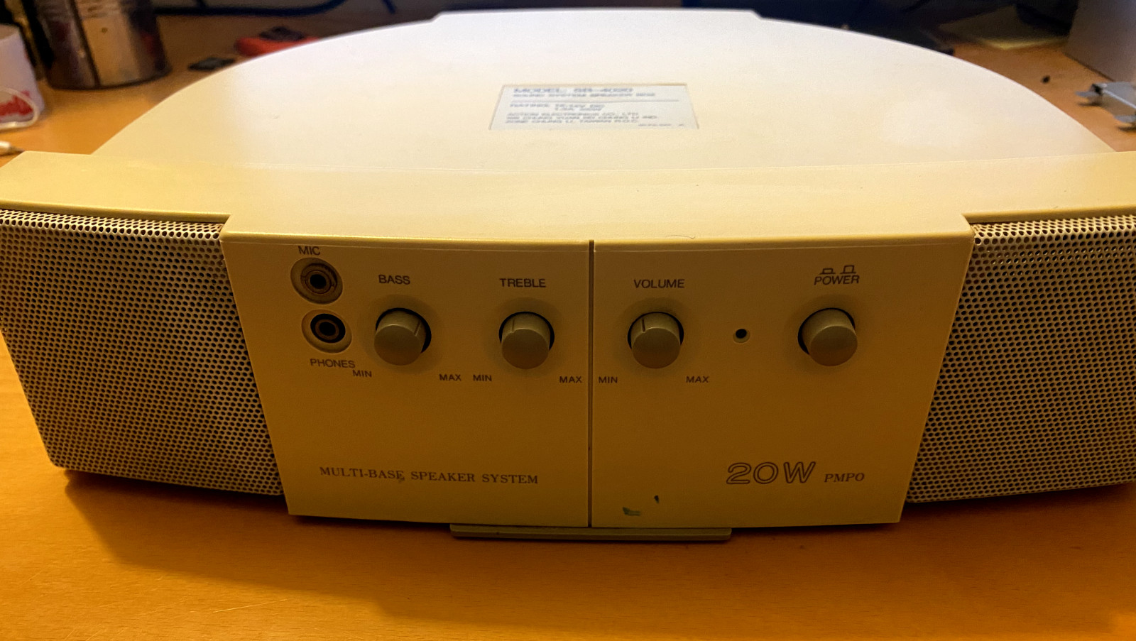 ACTION ELECTRONICS SB-4020 SOUND SYSTEM SPEAKER BOX VINTAGE SUPER RARE TAIWAN