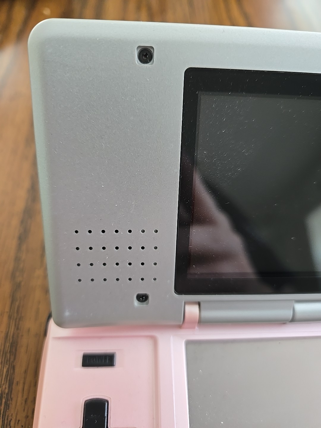 Nintendo DS Console Candy Pink Gray NTR-001 JPN 2004 nds GOOD HINGES