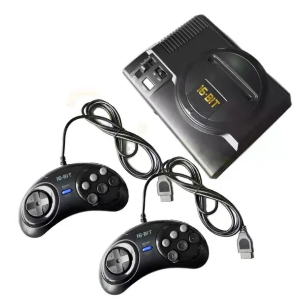 MD Console 208 games, 16 Bit Games two-player retro home TV console