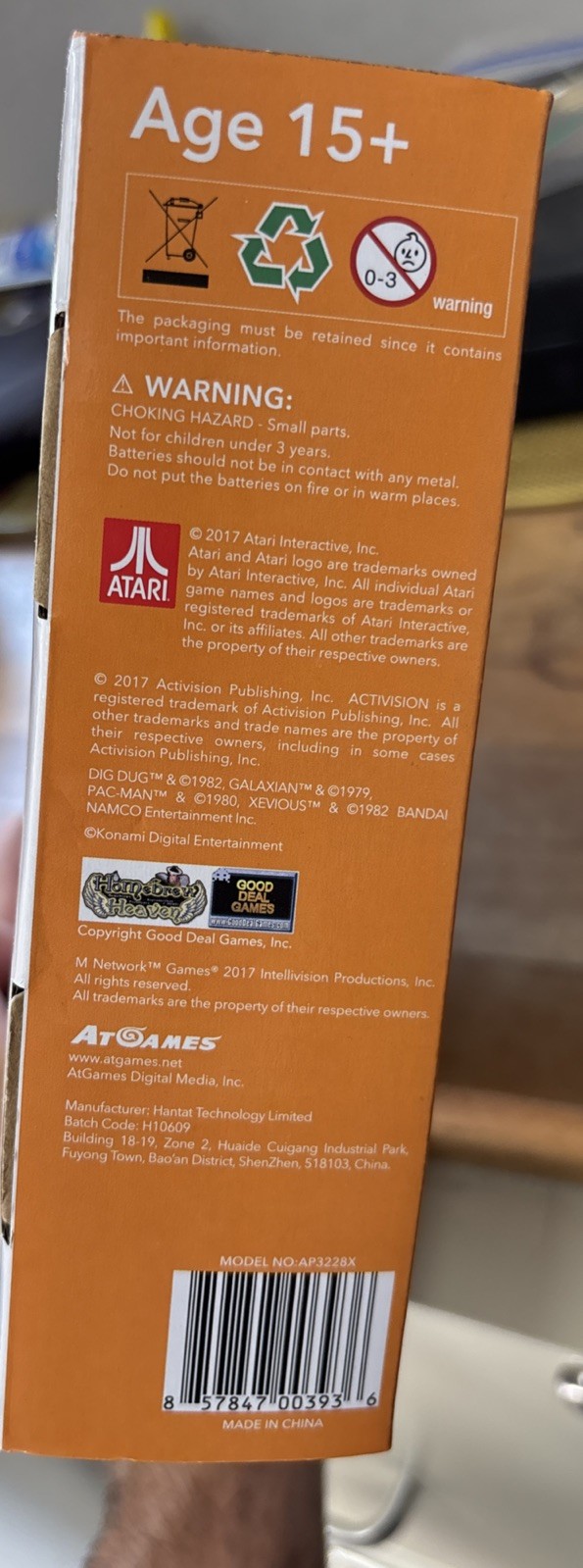 Atari Flashback Portable Black Handheld Console 70 Built in Games New Open Box