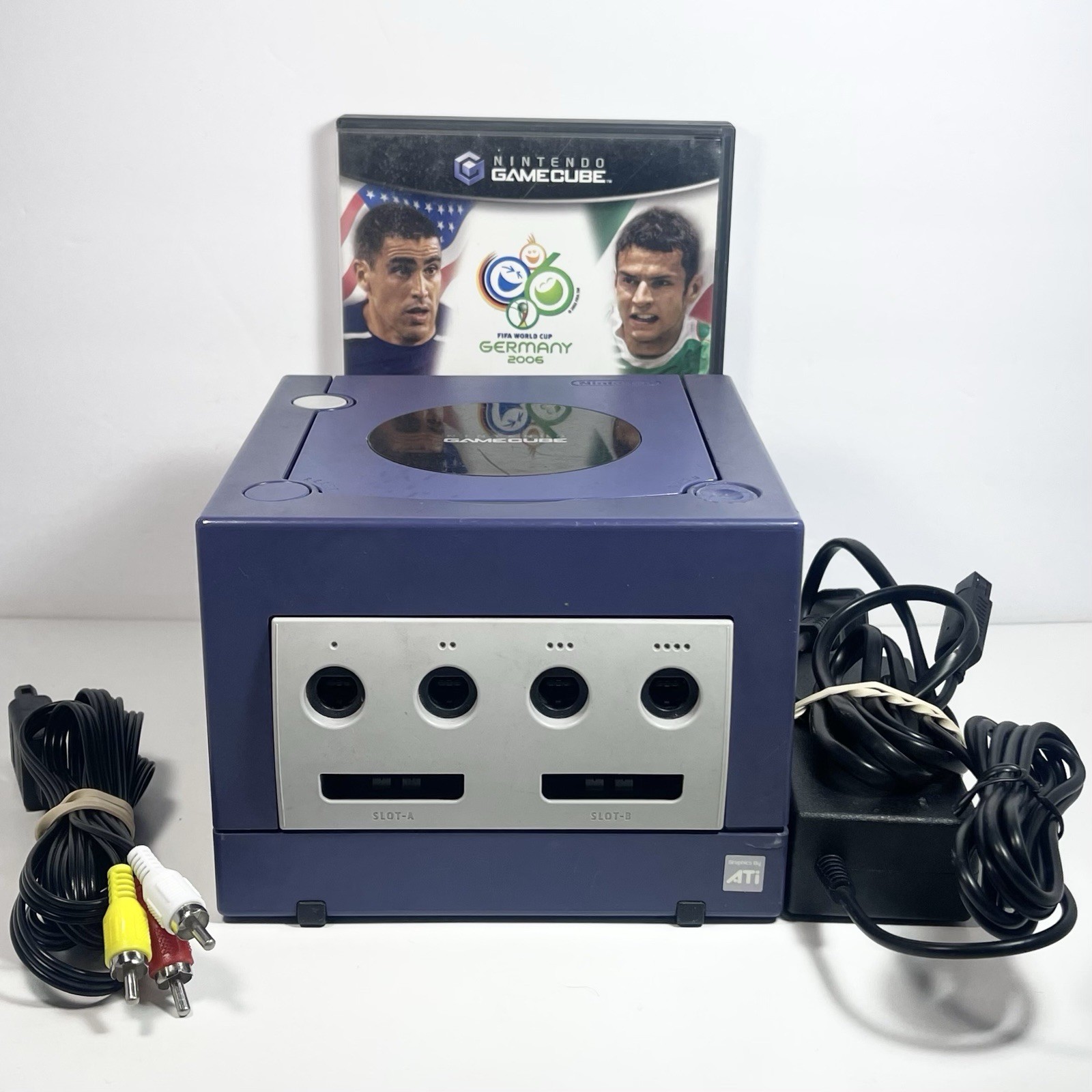Nintendo GameCube DOL-001 Purple Indigo Console (Tested!) – READ