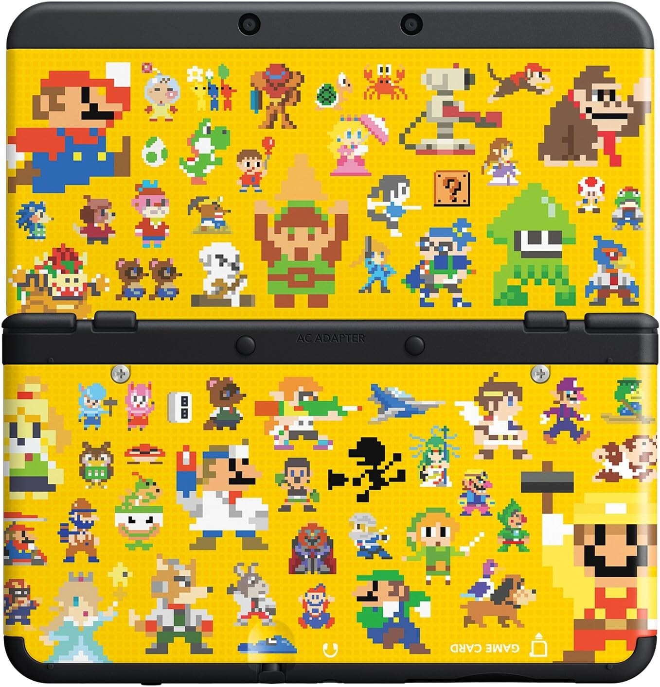 Nintendo 3DS console Super Mario Maker Design Kisekae Plate Pack USED