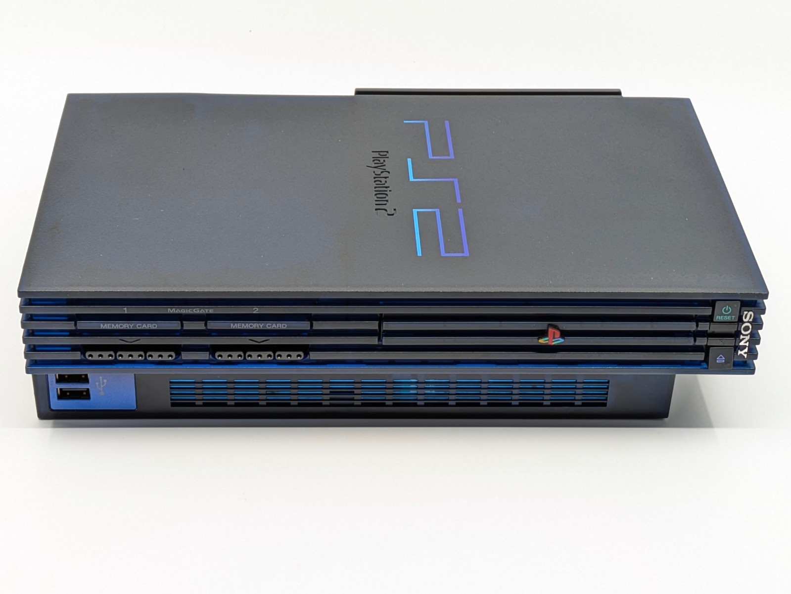 Sony PlayStation 2 Midnight Blue BB Pack SCPH-50000 MB/NH Console Boxed Tested