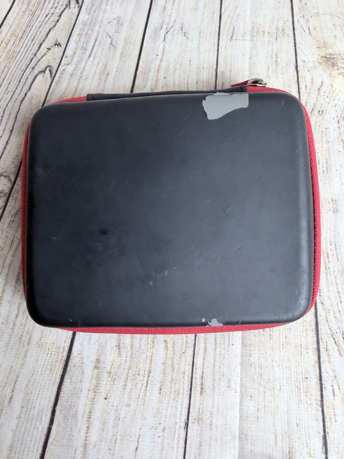 Nintendo 2DS Black & Red Console FTR-001 Tested Working With Case & Charger