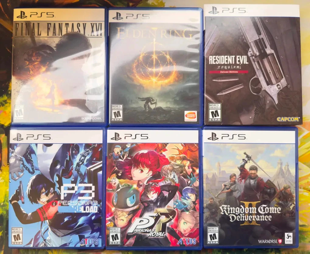 Playstation 5 Pro Bundle (Games + 2 Controllers + 2TB SSD) READ DESCRIPTION