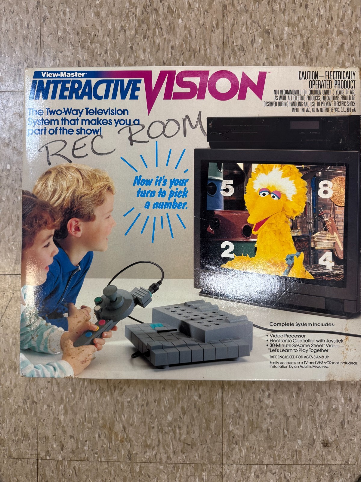 View-Master Interactive Vision Console System Boxed NO GAME Missing VHS