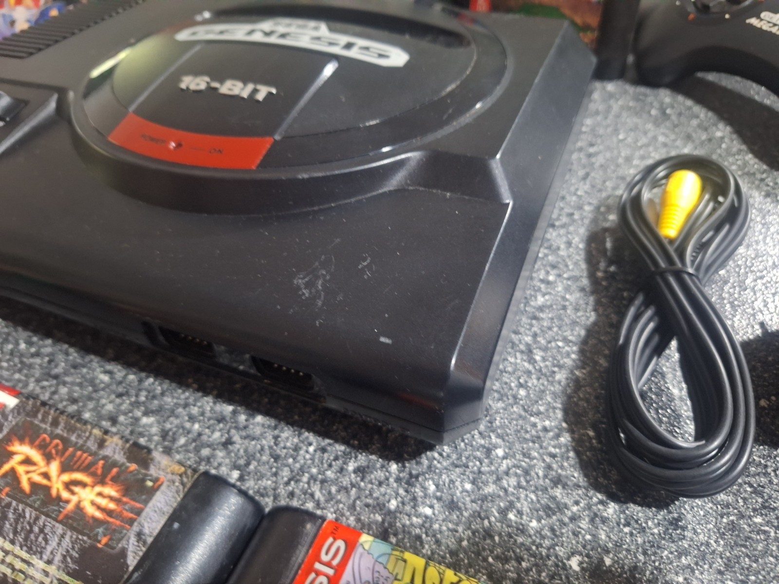 Sega Genesis Model 1 Console Bundle With Good Games! TESTED WORKING