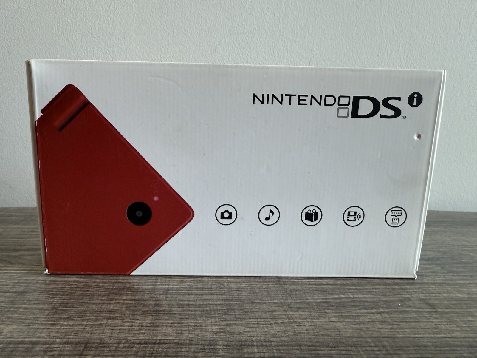 Nintendo DSi Launch Edition Matte Red Handheld System CIB New Open Box Console